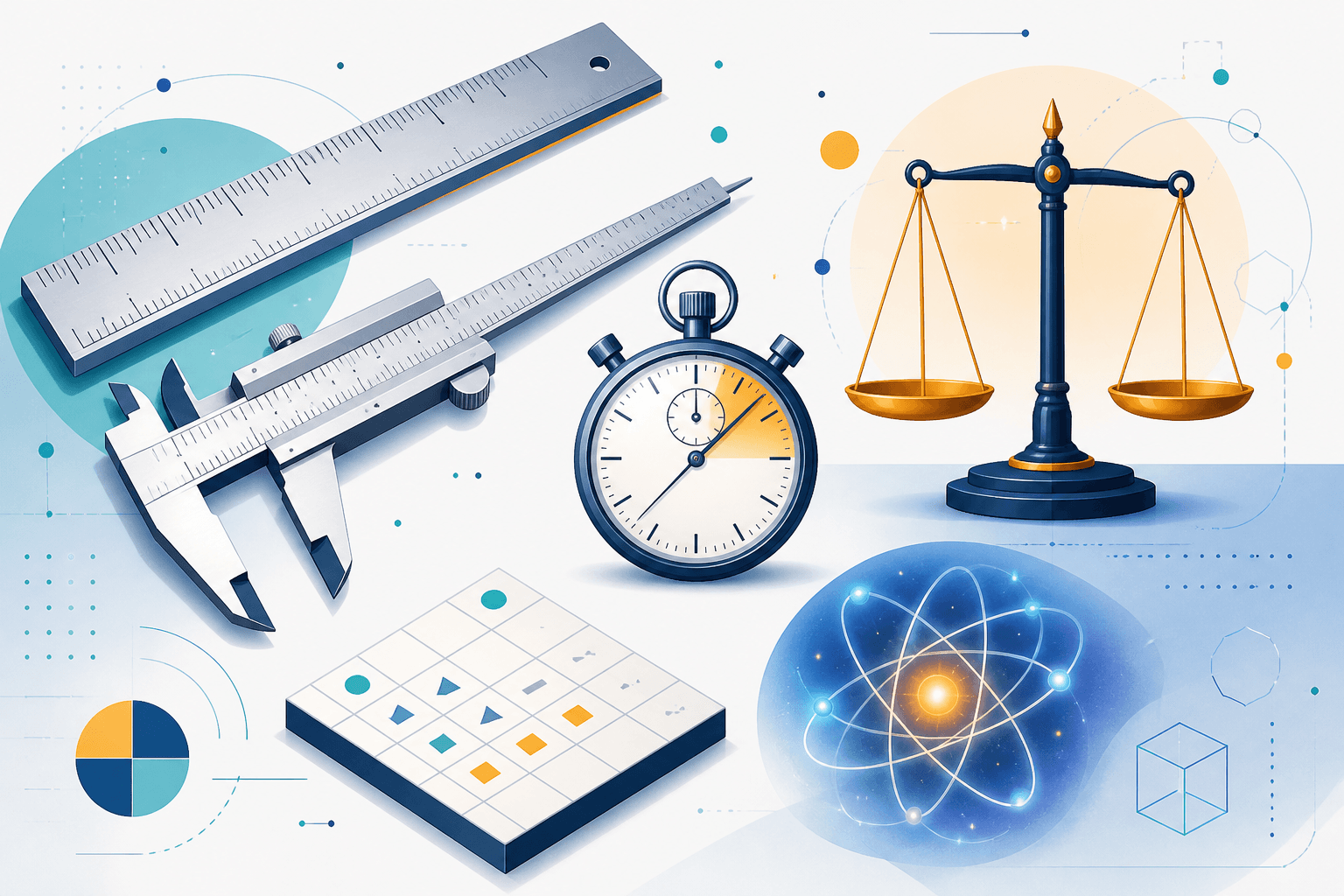 Scientific measurement instruments and concepts